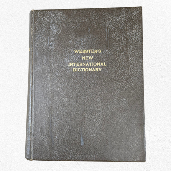 1923 Webster’s New International Dictionary Antique Hardcover G. & C. Merriam Co - Picture 1 of 15